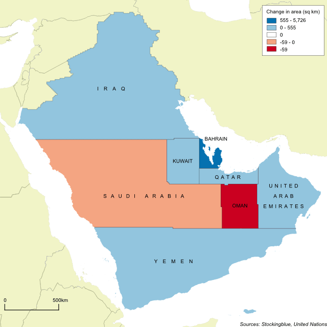 Cartogram map of population in the Arabian Peninsula Cartogram map of population in the Arabian Peninsula