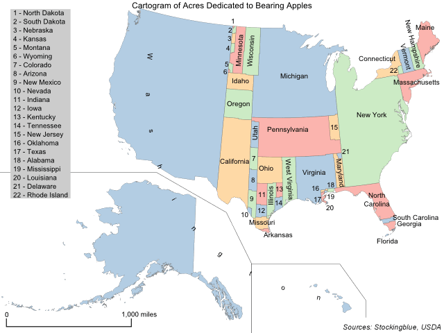 Apple Production in the United States